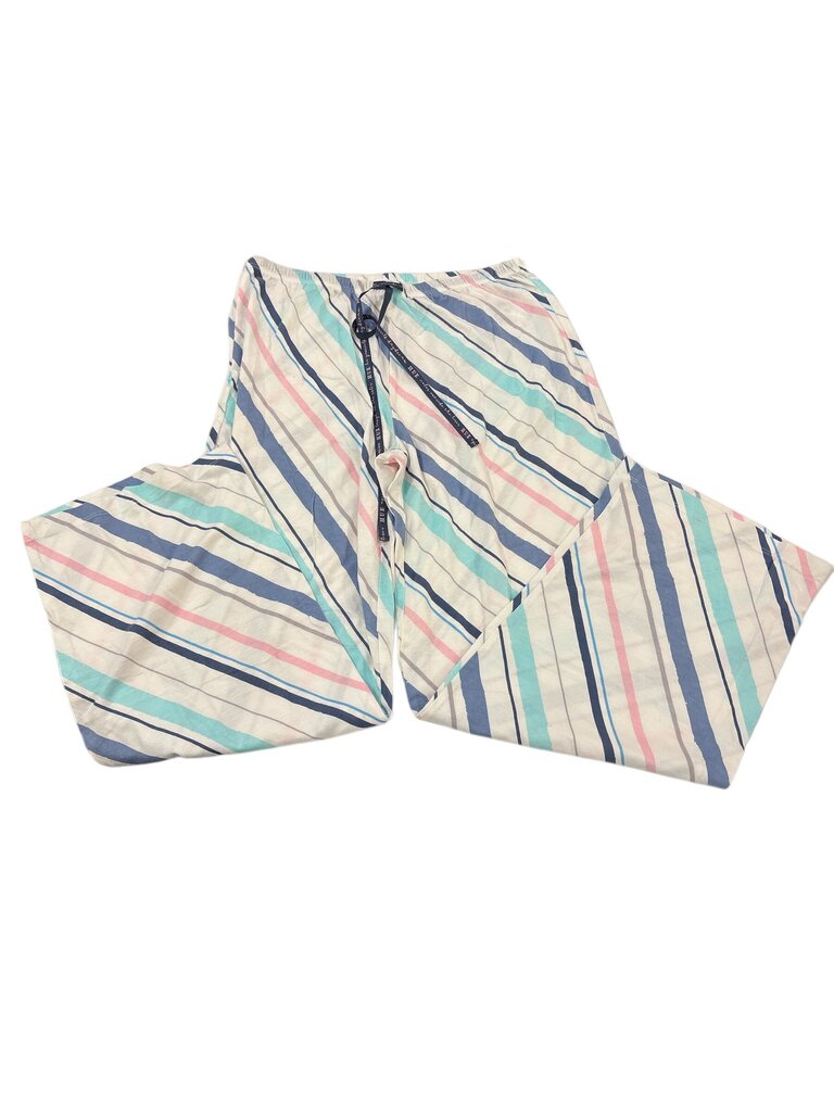 PJ Pants: White W Stripes