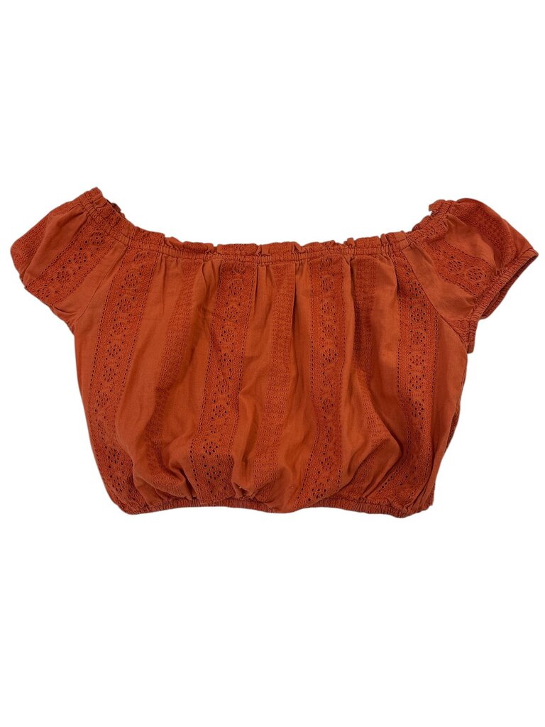 Crop Top: Orange