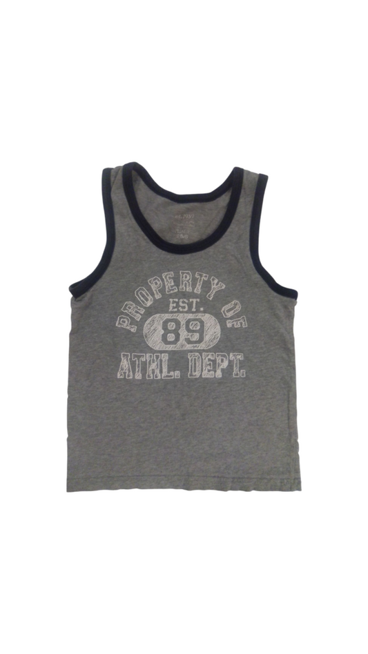 Tank Top: Gray Athl. Dept