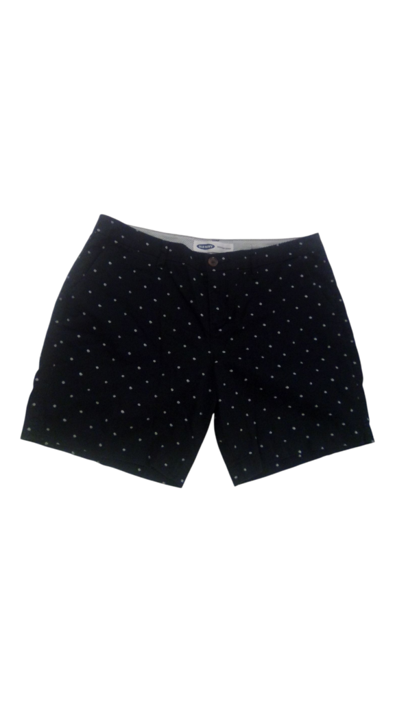 Shorts: White Polka Dots