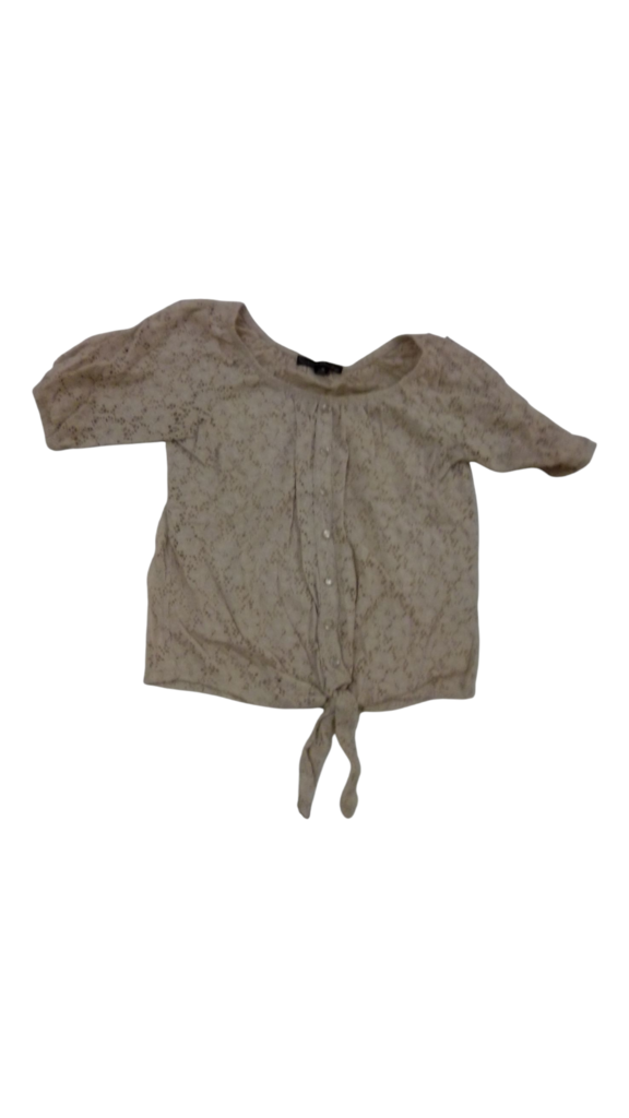 Shirt: Tan Lace