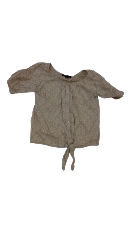 Shirt: Tan Lace