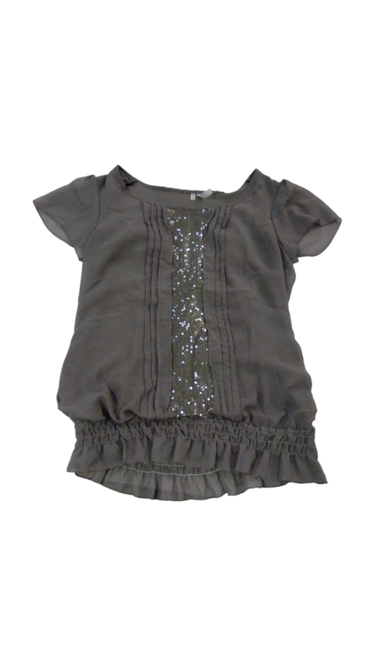 Shirt: Gray Sequin