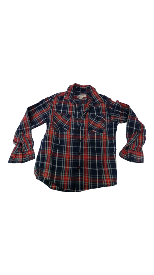 Long Sleeve Shirt: Plaid