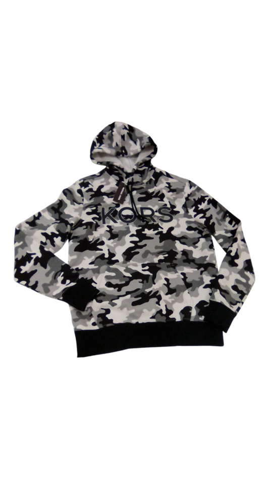 Sweater: Camo Hoodie Gray