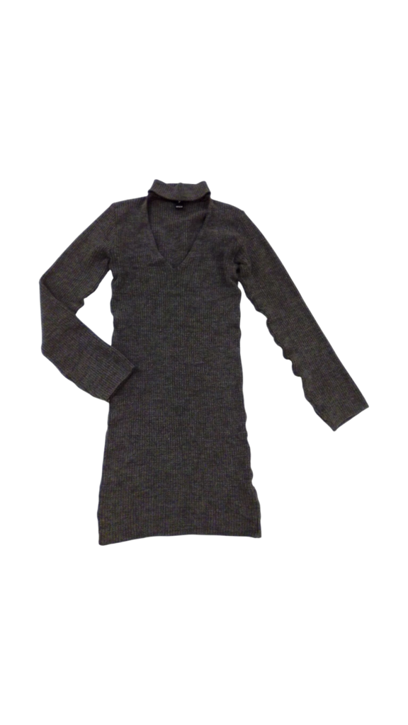 Dress: Grey Longsleeve