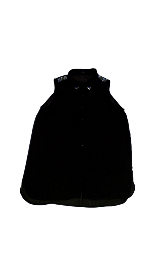 Shirt: Black Button Up