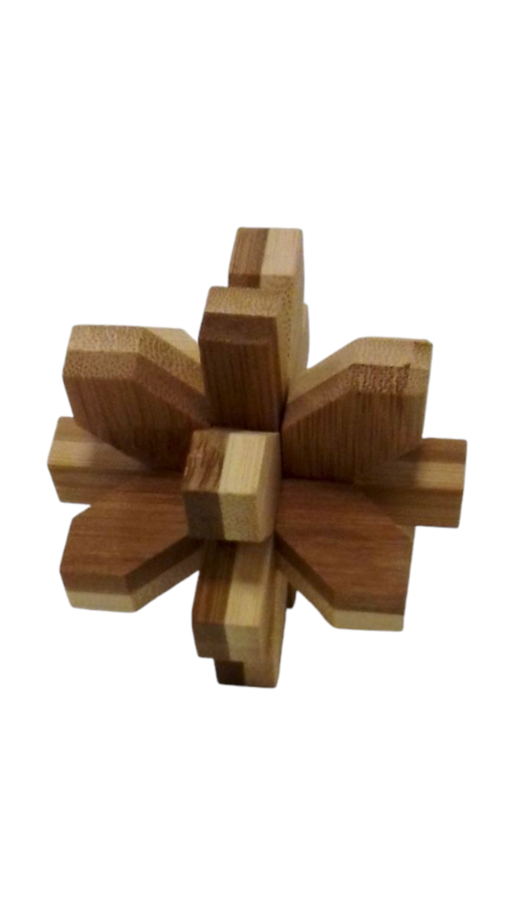 Wooden Puzzle Snowflake