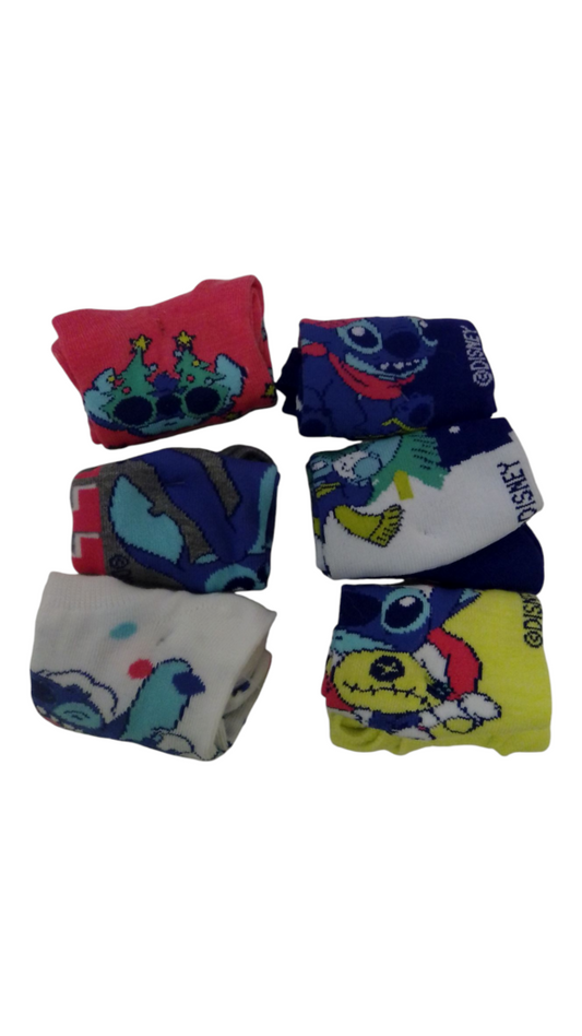 6pairs Stitch Xmas Socks