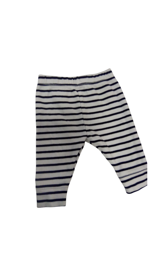 Pants:White/Black Stripes
