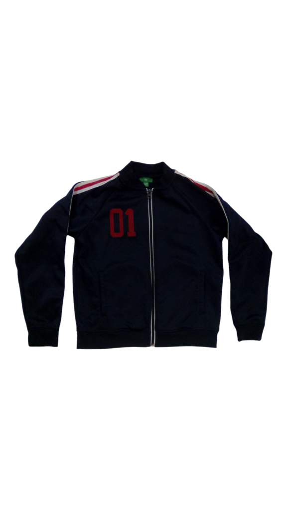 Zip-Up Jacket: Blue 01