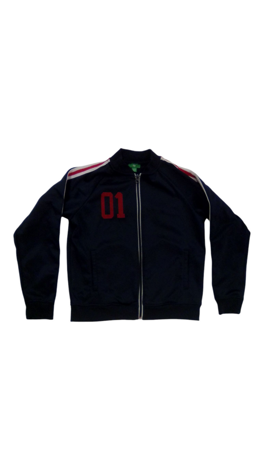 Zip-Up Jacket: Blue 01