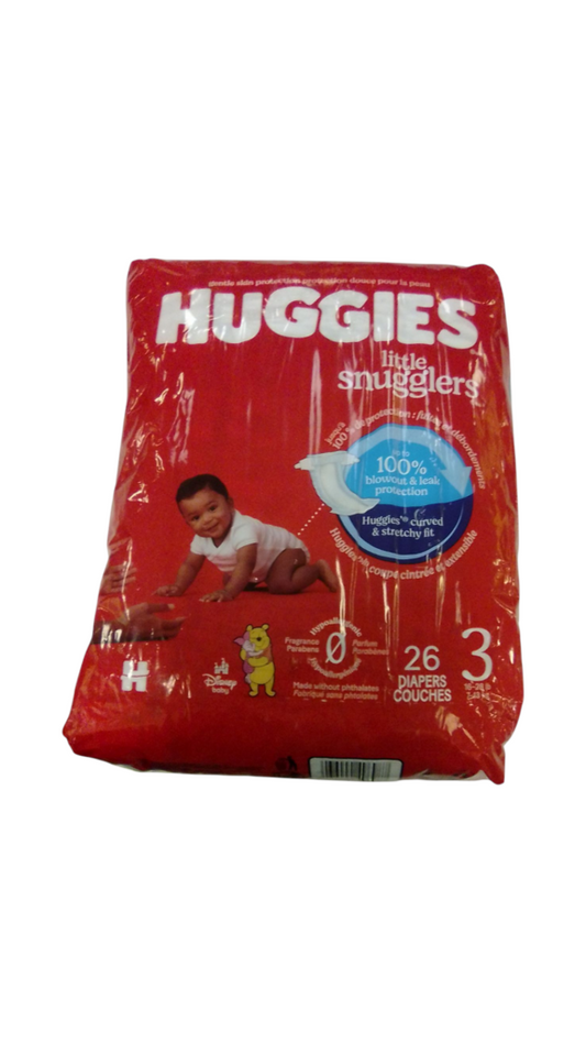 26PK Diapers, Kids, Size: 3