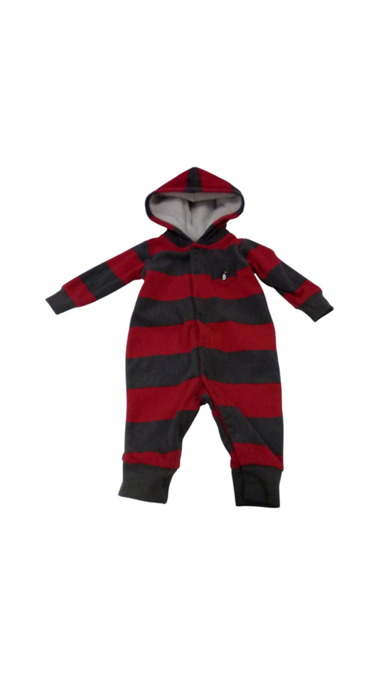 1pc Sleeper Button: Red G, Boy, Size: 6