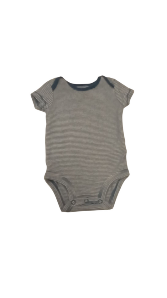 Onesie: Blue/White Stripe