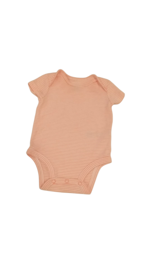 Onesie: Orange/Wht Stipes
