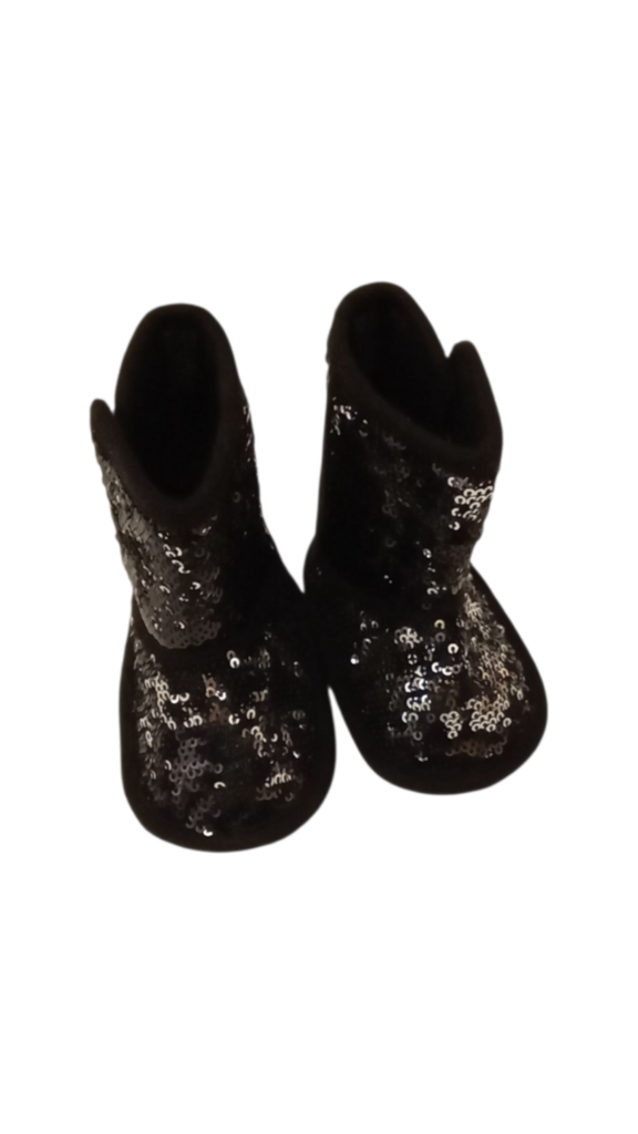 Black Sequines Boots