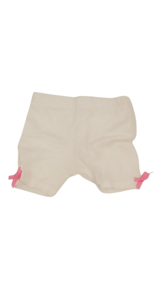 Shorts: White/pink Bows