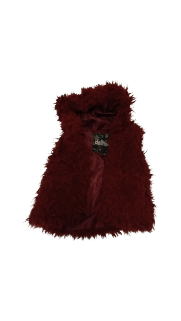 Vest: Maroon Furry