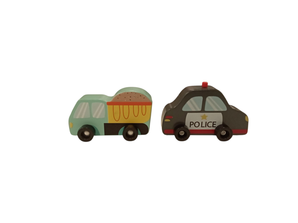2 piece wood cars