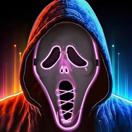Scary Glowing Halloween Mask