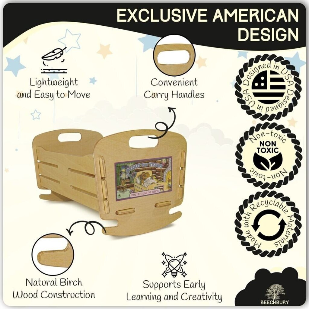 Beddy fur Teddy - Wood Cradle Kit (toy)