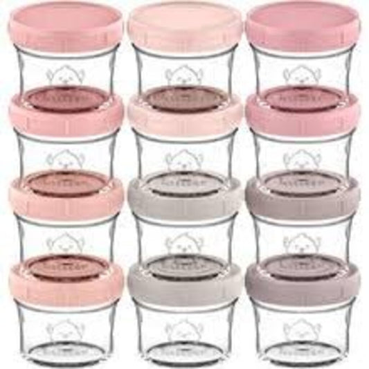Food Glass Containers: 4oz Prep Jars NIB