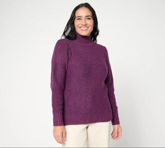 Shirt: Long Sleeve Belle Sparkle Sweater