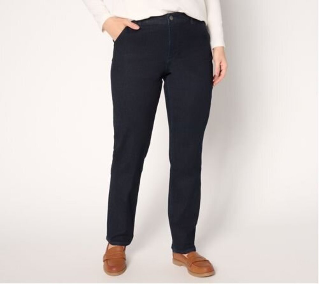 Pants: Twill Frayed Straight Leg