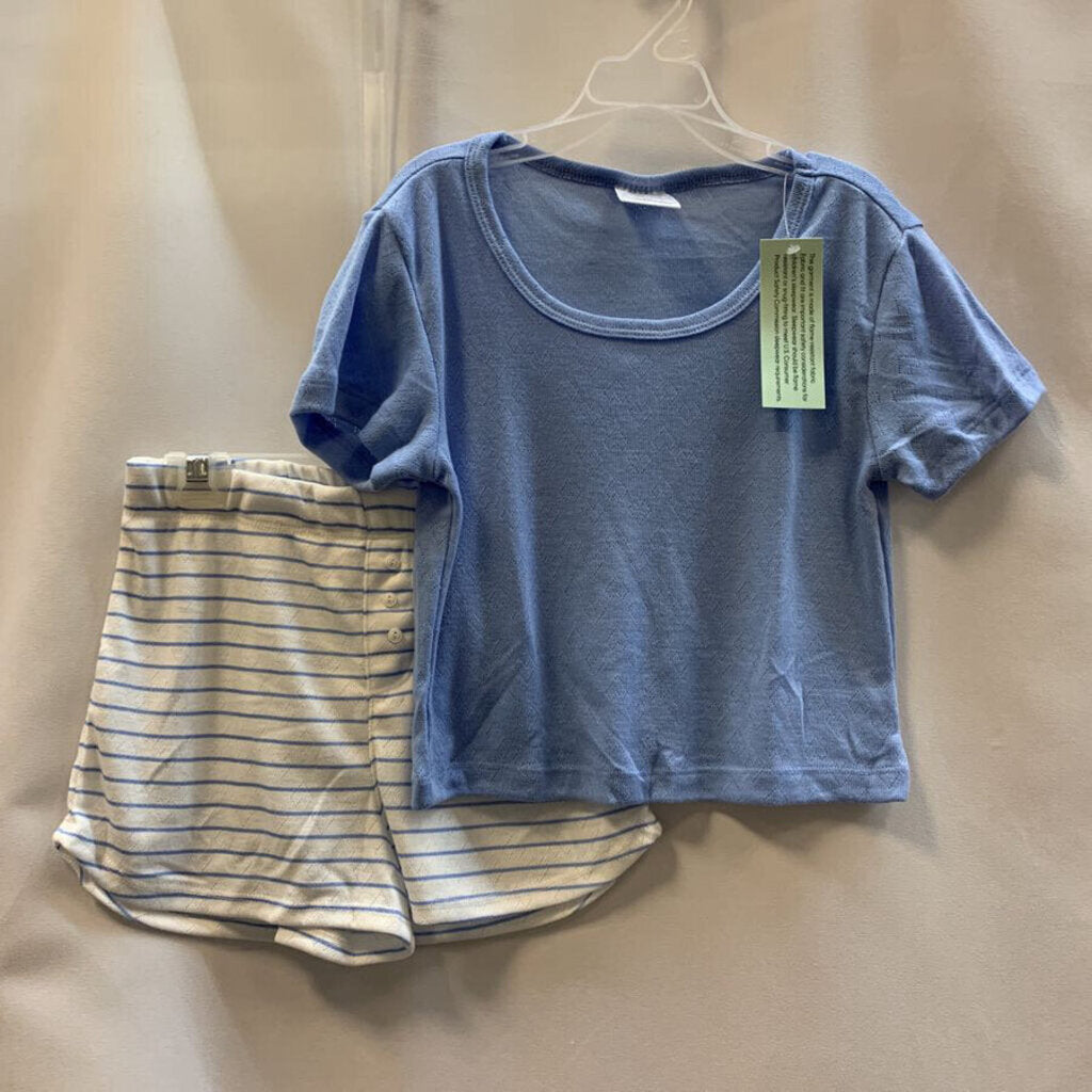4PC Sleep Pajama Set Stripes