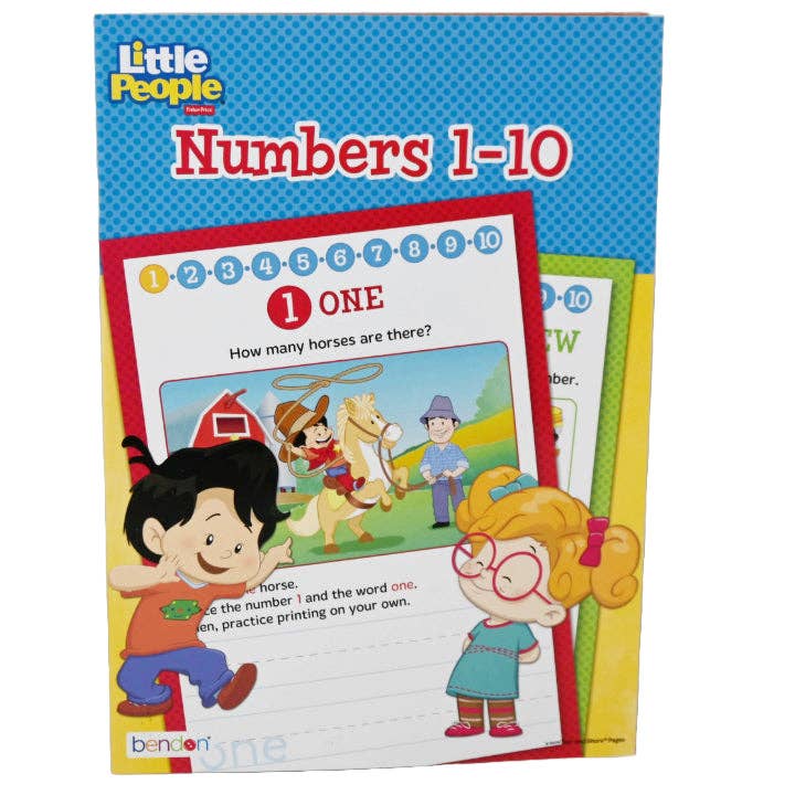 MATTEL LITTLE PEOPLE NUMBERS WORKBOOK