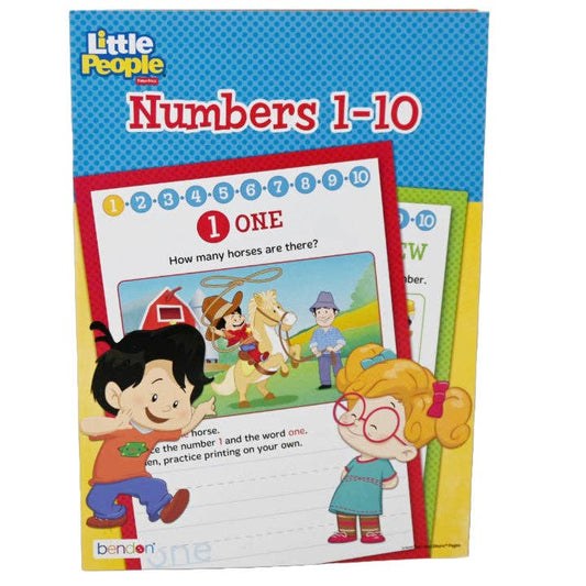 MATTEL LITTLE PEOPLE NUMBERS WORKBOOK