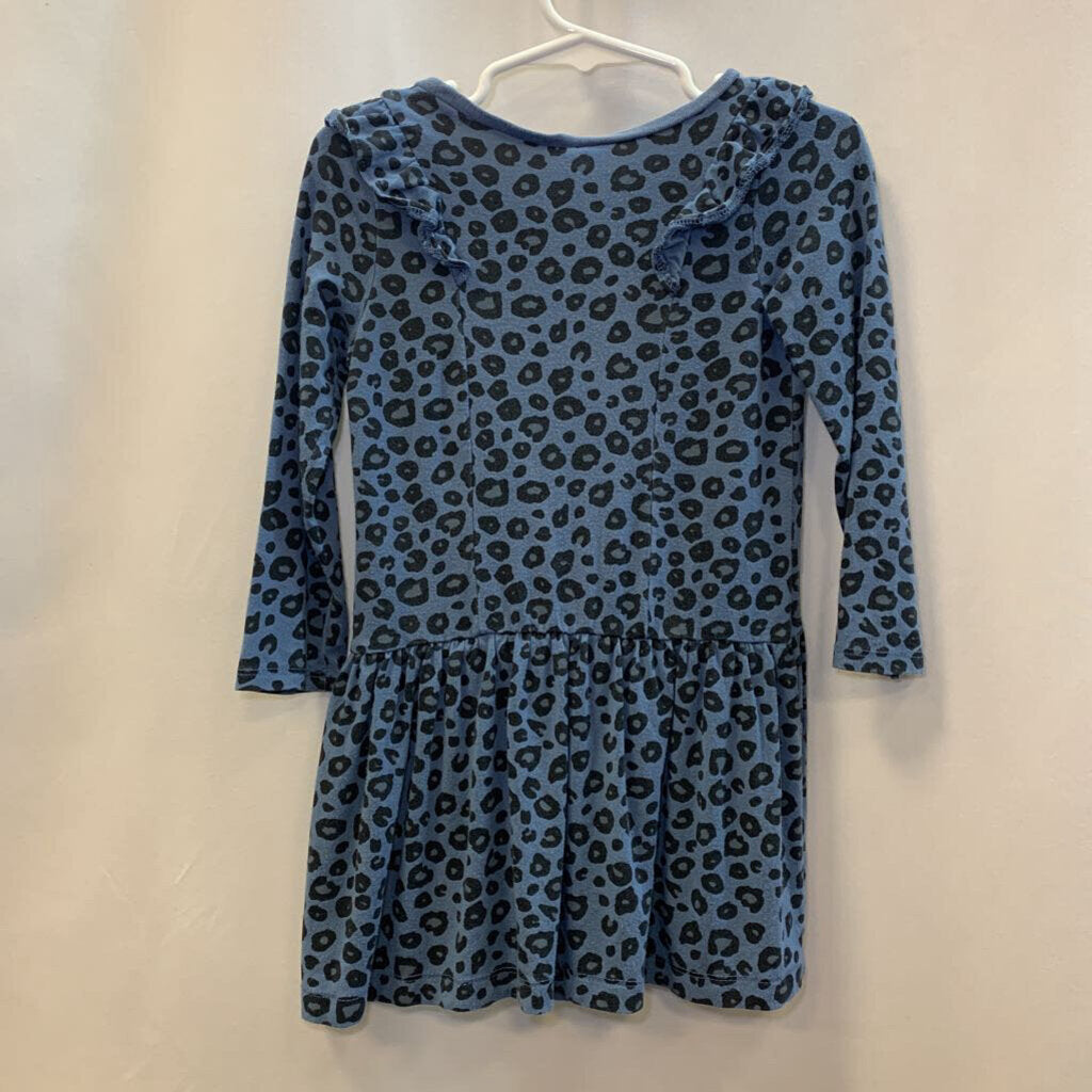 Long Sleeve Dress: Leopard
