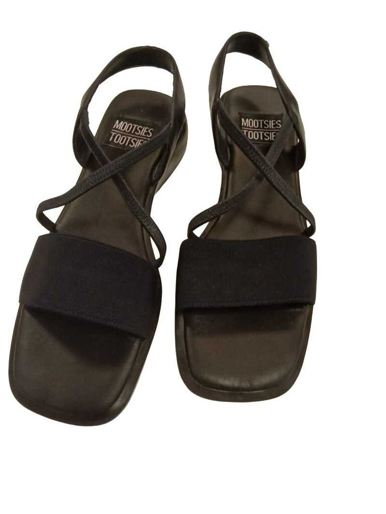 black sandal shoes