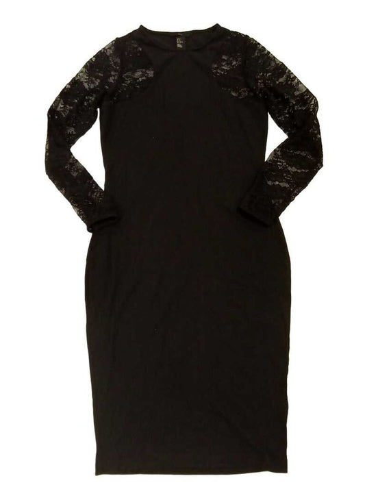 lace long sleeve dress