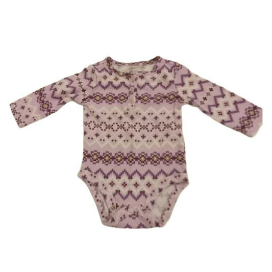 Purple Long Sleeve Onesie