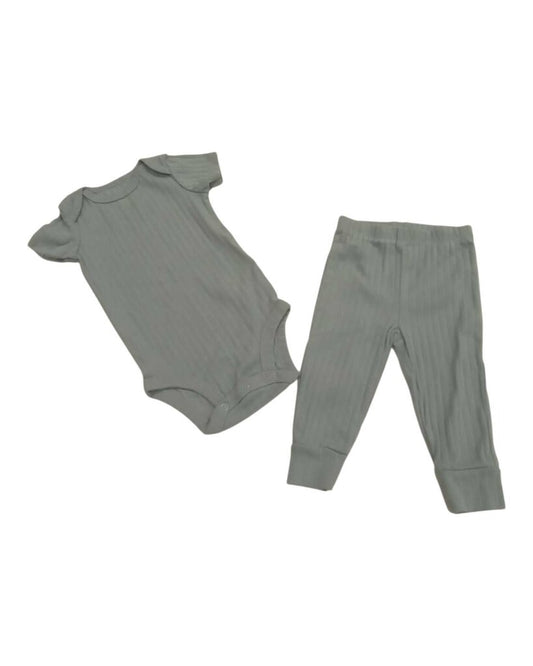 2 Pc Onesie/Pants Ribbed