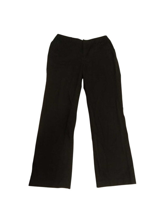 Pants: Mid Rise Straight Leg Trousers