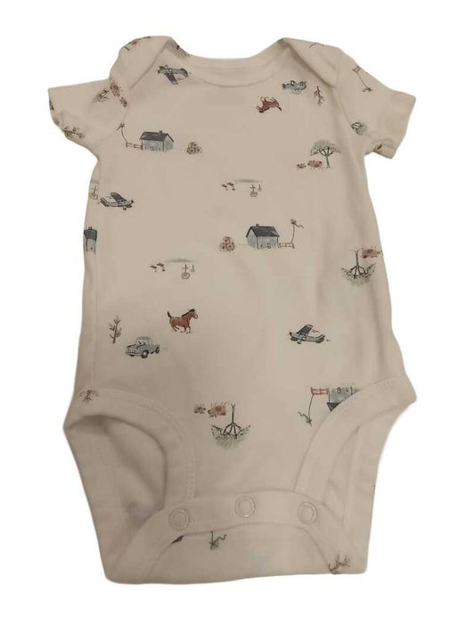 farm decal onesie
