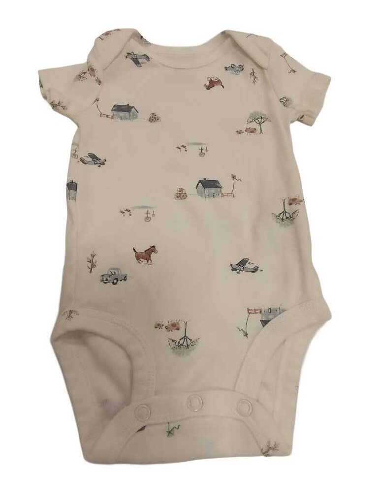 farm decal onesie