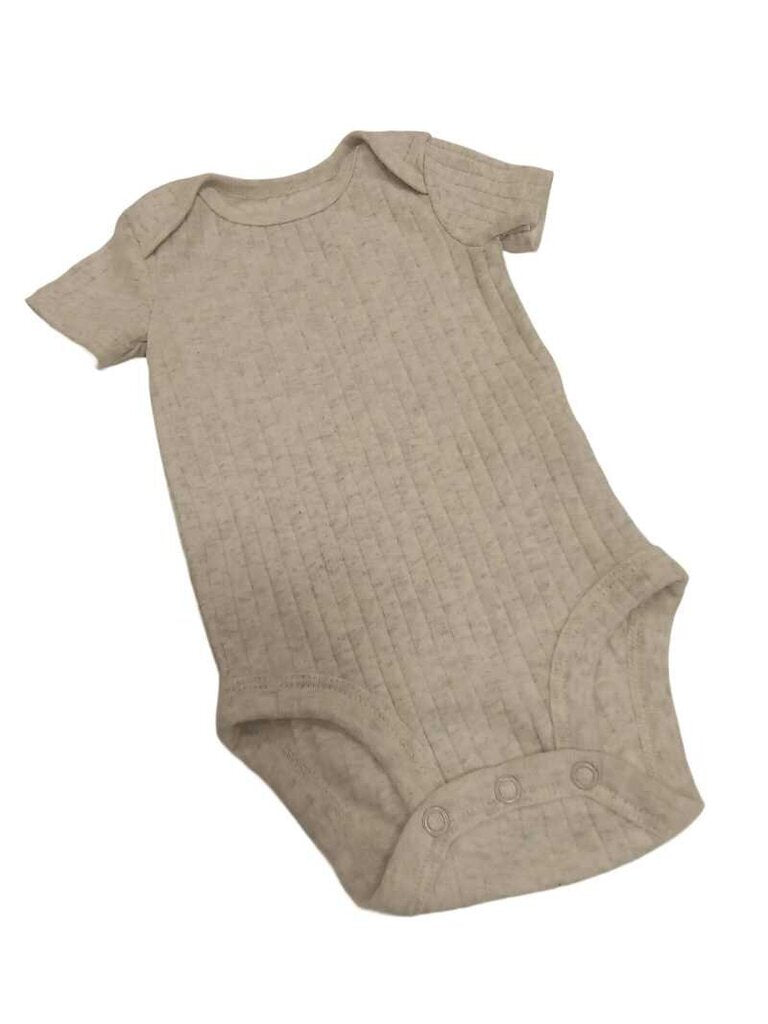 grey ribbed onesie