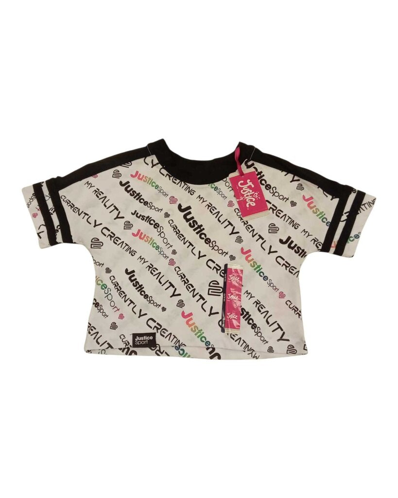 Shirt: Crop top "Justice Sport"