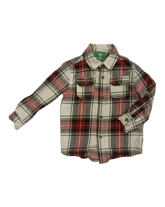 Long Sleeve Shirt: Plaid Flannel