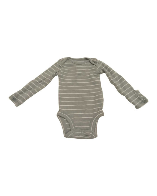 Long Sleeve Onesie: Horizontal Stripes