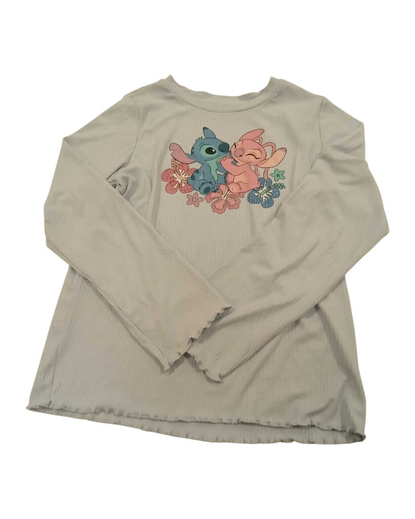 Shirt: Long Sleeve Stitch/Angel on Flowers