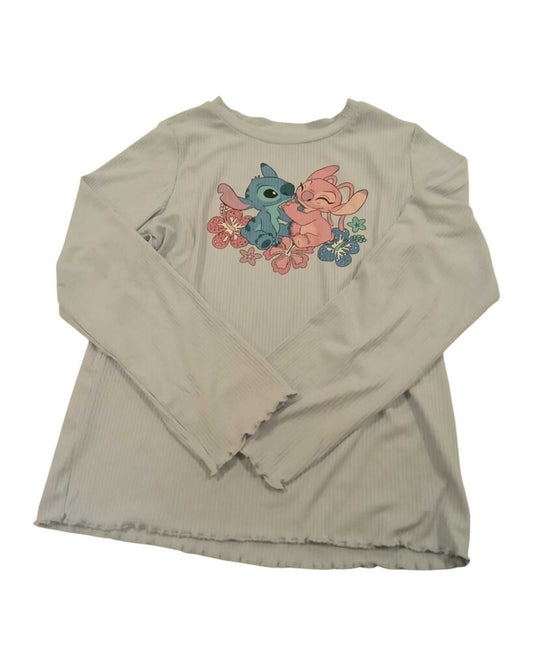 Shirt: Long Sleeve Stitch/Angel on Flowers