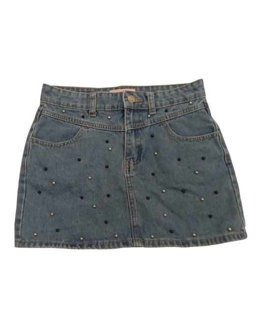 Skirt: Short Pearl Embellishments