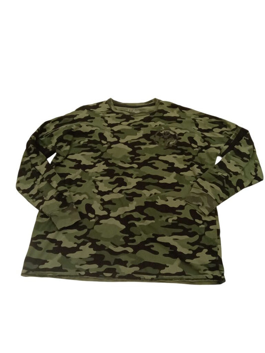 camo style long sleeve star wars logo shirt
