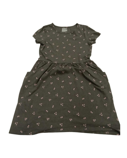 Dress: flowered with pockets
