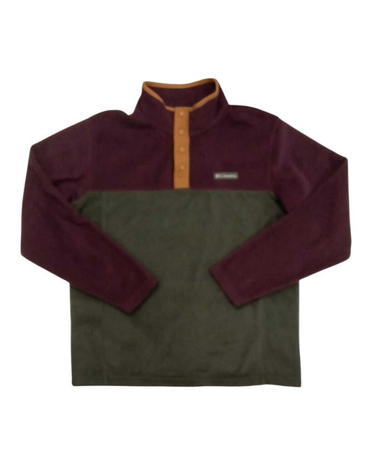 sweater: half button up 2 tone